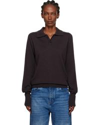 Studio Nicholson - Polo Sark Brun - Lyst