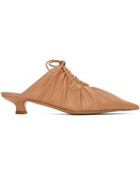 By Malene Birger - Tan Masey Leather Mules - Lyst