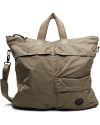C.P. Company - Khaki Nylon B Lens Tote - Lyst