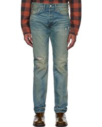 RRL - Slim Fit Ridgway Selvedge Jeans - Lyst