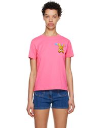 Moschino - Pink Little Inflatable Teddy Bear T-shirt - Lyst