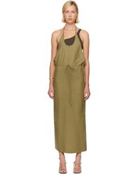Baserange - Apron Midi Dress - Lyst