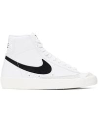 Nike - White & Black Blazer Mid '77 Vintage Sneakers - Lyst
