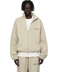 Fear Of God - Taupe Modern Fit Fleece Track Jacket - Lyst