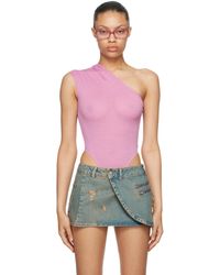 Miaou - Purple Jade Bodysuit - Lyst