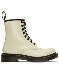 Dr. Martens Leather 1460 Rainbow Patent Boot in Patent Black Rainbow  (Black) | Lyst