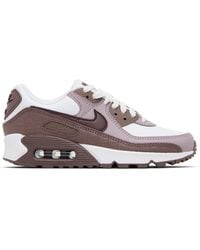 Nike - Burgundy & Air Max 90 Sneakers - Lyst