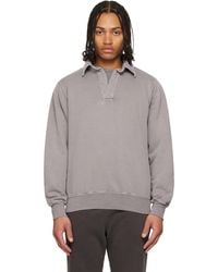 Les Tien - グレー Moto Back ポロシャツ - Lyst