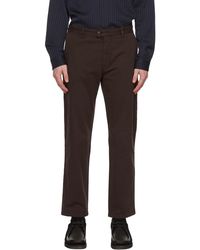 Tiger Of Sweden Cotton Navy Transit Chino Trousers in Blue for Men - Lyst
