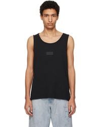 MM6 by Maison Margiela - Logo Patch Tank Top - Lyst