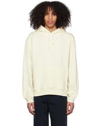 Another Aspect - Off- Garment-dyed Hoodie - Lyst