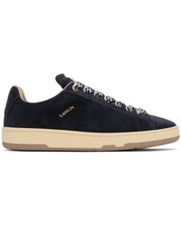 Lanvin - Suede Curb Lite Sneakers - Lyst