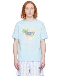 CASABLANCA - Tennis Club Pastelle Printed T-shirt - Lyst