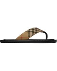 Burberry - Check Pavilion Sandals​ - Lyst