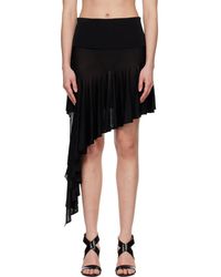 Alaïa - Pointed Knit Midi Skirt - Lyst