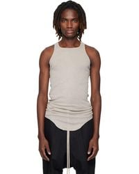 Rick Owens - Off- Temple Basic Rib Tank Top - Lyst