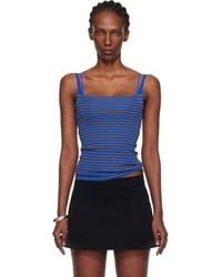 GIMAGUAS Cala Tank Top in Black | Lyst