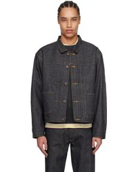 TAIGA TAKAHASHI Lot.703 Denim Jacket in Black for Men | Lyst TAIGA TAKAHASHI Lot.703 Denim Jacket in Black for Men | Lyst