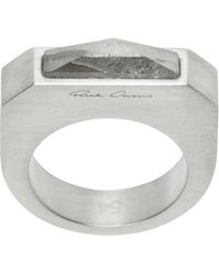 Rick Owens - Bague À Ornement Pyramidal - Lyst