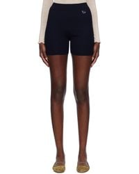 Maison Kitsuné - Baby Fox Patch Fine Ribbed Shorts - Lyst