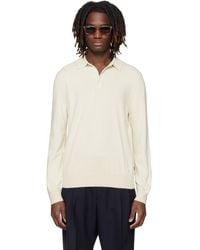 BOSS - Off- Cotton Jersey Polo - Lyst