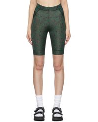 Womens Clothing Shorts Knee-length shorts and long shorts Alexandre Vauthier High-waisted Cycling Shorts in Green 