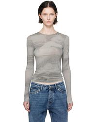 Paloma Wool - T-shirt à manches longues arcangel gris - Lyst
