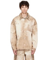 CAMPERLAB - Corduroy Print Denim Shirt - Lyst