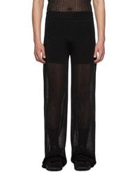 Marine Serre - Elastic Waist Casual Pants - Lyst