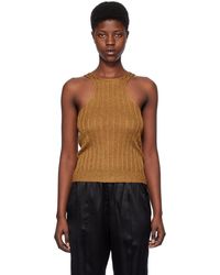 Tom Ford - Gold Racer Back Tank Top - Lyst
