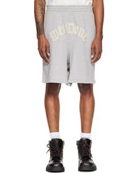 we11done - Inside-Out Bermuda Sweat Shorts - Lyst