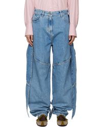 The Attico - Long Jeans - Lyst