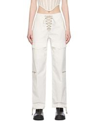 Dion Lee - Off-white Hiking Pocket Trousers - Lyst