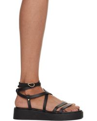 Ancient Greek Sandals - Sandales aristea noires - Lyst