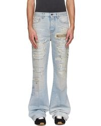 Amiri - Camo Repair Boot Cut Jeans - Lyst