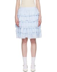 ShuShu/Tong - Tiered Lace Midi Skirt - Lyst