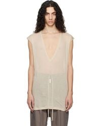 Rick Owens - Off- Temple Dylan T-Shirt - Lyst