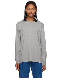 Norse Projects - Gray Johannes Long Sleeve T-shirt - Lyst
