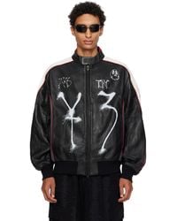 Y-3 - Chito Edition Graphic Leather Biker Jacket - Lyst