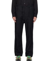 Needles - Black String Fatigue Trousers - Lyst