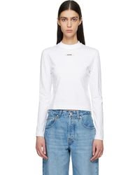 Jacquemus - 'The Gros Grain Long-Sleeve' T-Shirt - Lyst