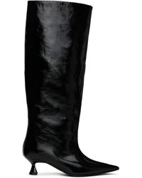 Ganni - Black Soft Slouchy Tall Boots - Lyst