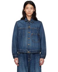 Needles Darts 10oz Denim Jacket Black in Blue for Men | Lyst UK