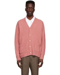 ピンク カーディガン メンズ Lyst