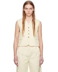 Loulou de Saison - Off-white Iba Vest - Lyst