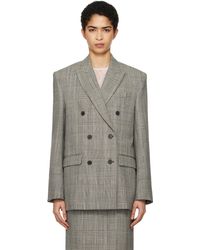 Wardrobe NYC - ブラック＆ホワイト ダブルジャケット - Lyst