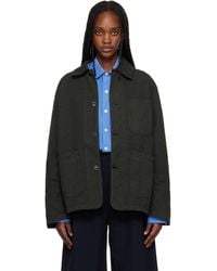 YMC - Khaki Construction Jacket - Lyst