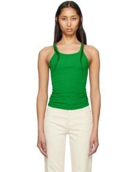 RE/DONE - Hanes Edition Ribbed Tank Top - Lyst