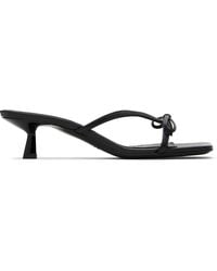 Anine Bing Jackie Sandals in Black | Lyst
