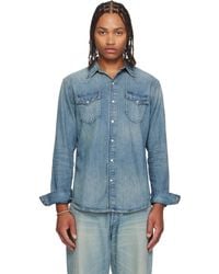Polo Ralph Lauren - Slub Denim Western Shirt - Lyst
